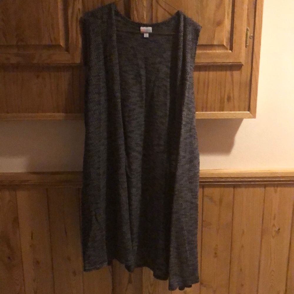 NWOT - XL heather grey and black Lularoe Joy